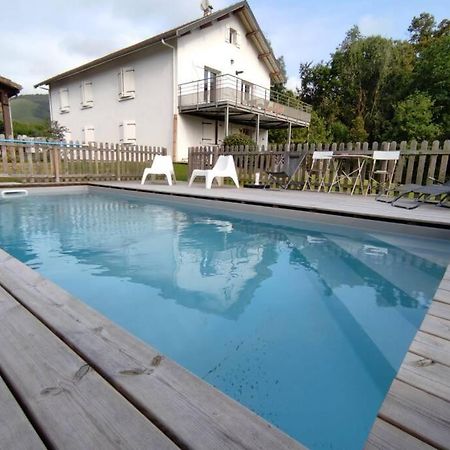 Appartement Au Calme Avec Vue Et Piscine Au Coeur Du Pays Basque Mauleon Licharre Bagian luar foto
